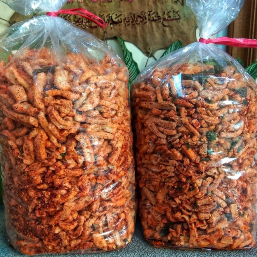 

Paket Usaha 4Kg Basreng Pedas Gurih Bumbu Melimpah Ekstra Daun Jeruk
