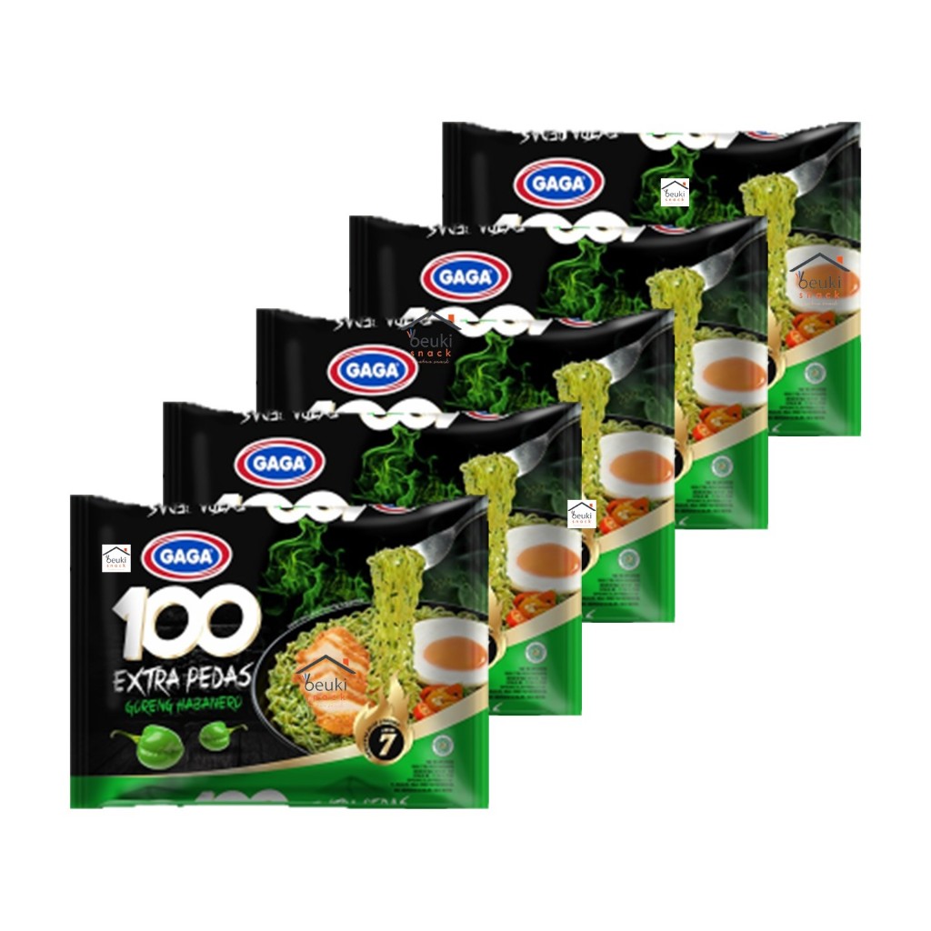 

5PCS Gaga 100 Extra Pedas Goreng Habanero