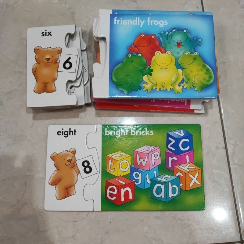 Number matching game Match and Count orchard toys