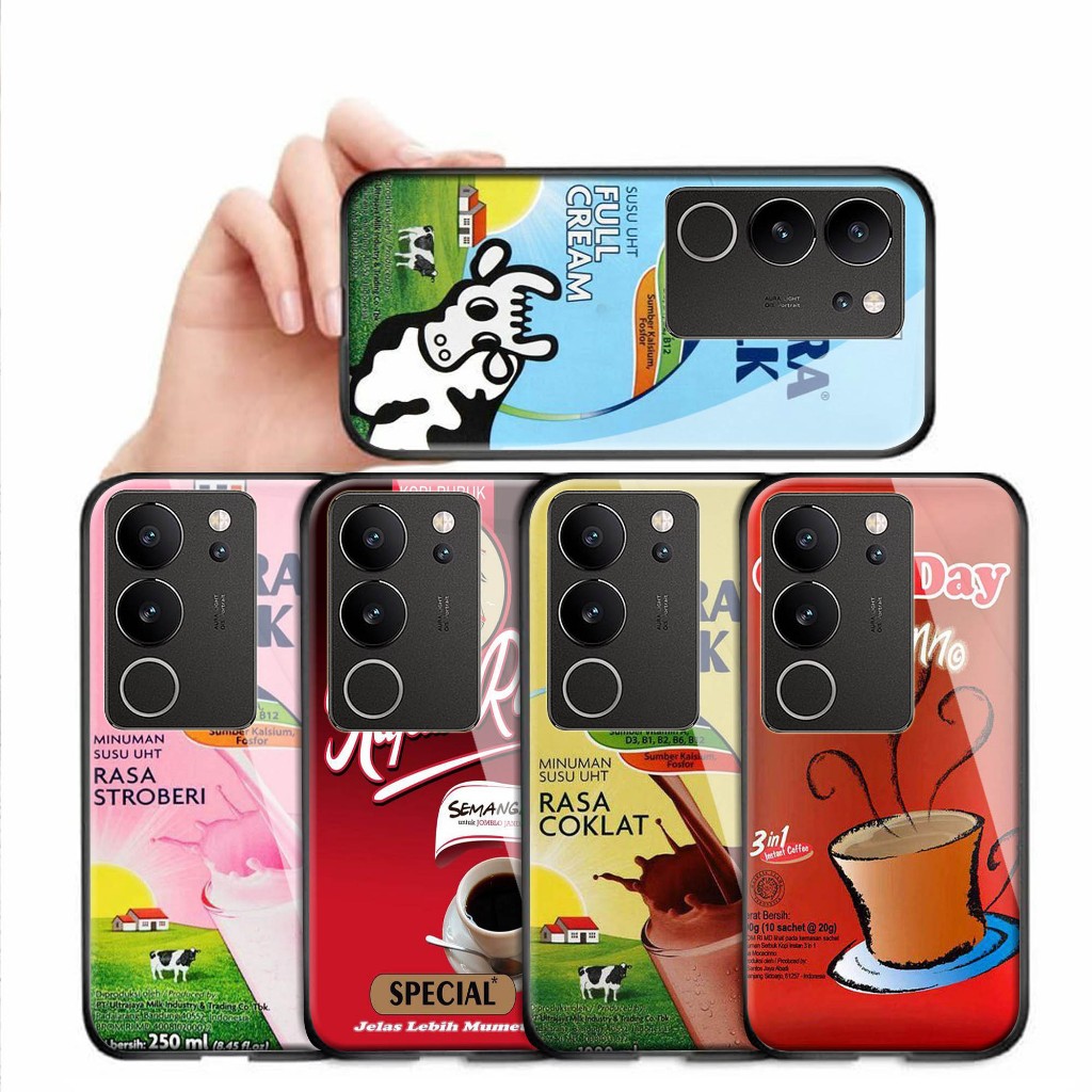 Softcase kaca Vivo V29 - kesing hp Vivo V29 - Case Vivo V29 - Casing Vivo V29 - Silikon hp Vivo V29 