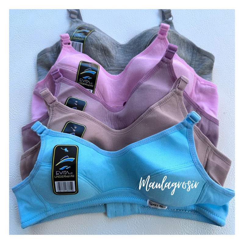 6 PCS Bra ABG Remaja Polos Murah
