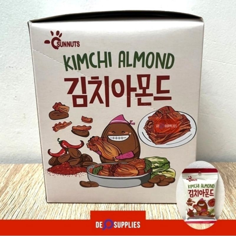 

Nuts Holic Kimchi Almond 1 box (8pcs) - Kacang rasa Kimchi Korea Snack