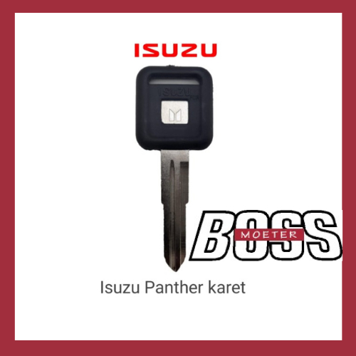 Bahan anak kunci kontak isuzu panther panter karet keyblank mobil