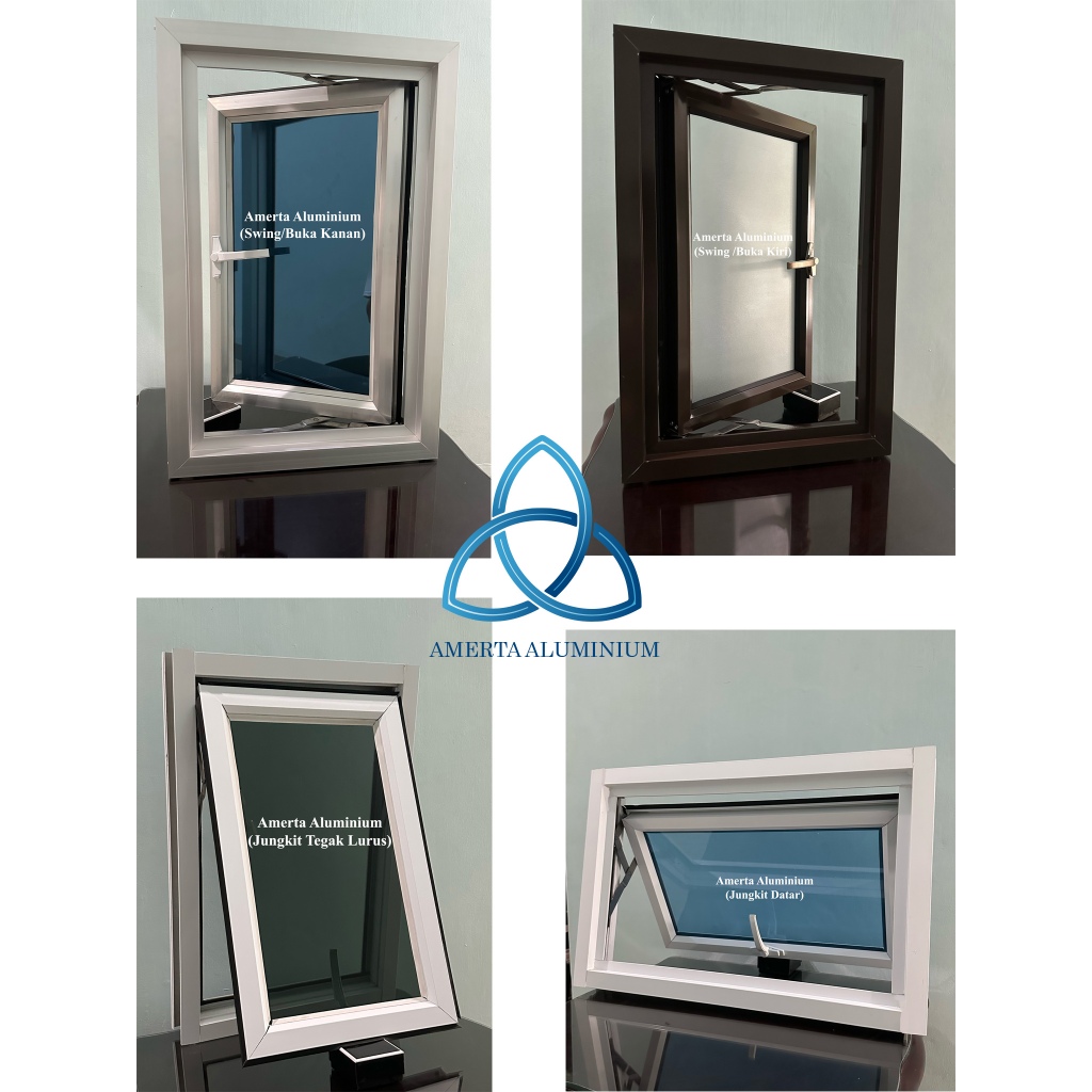 Jendela Bovenli Aluminium 40 x 80