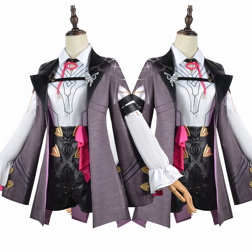 【Fantasy Dragon】Honkai: Star Rail cosplay Kafka cosplay costume suit and Kafka wig ,Kafka shoes