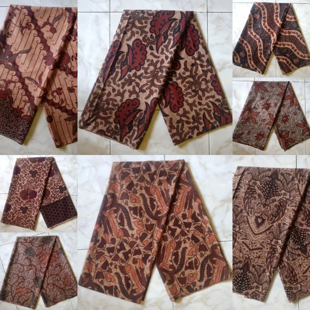 Kain Batik Pekalongan Motif Coklatan Kekinian