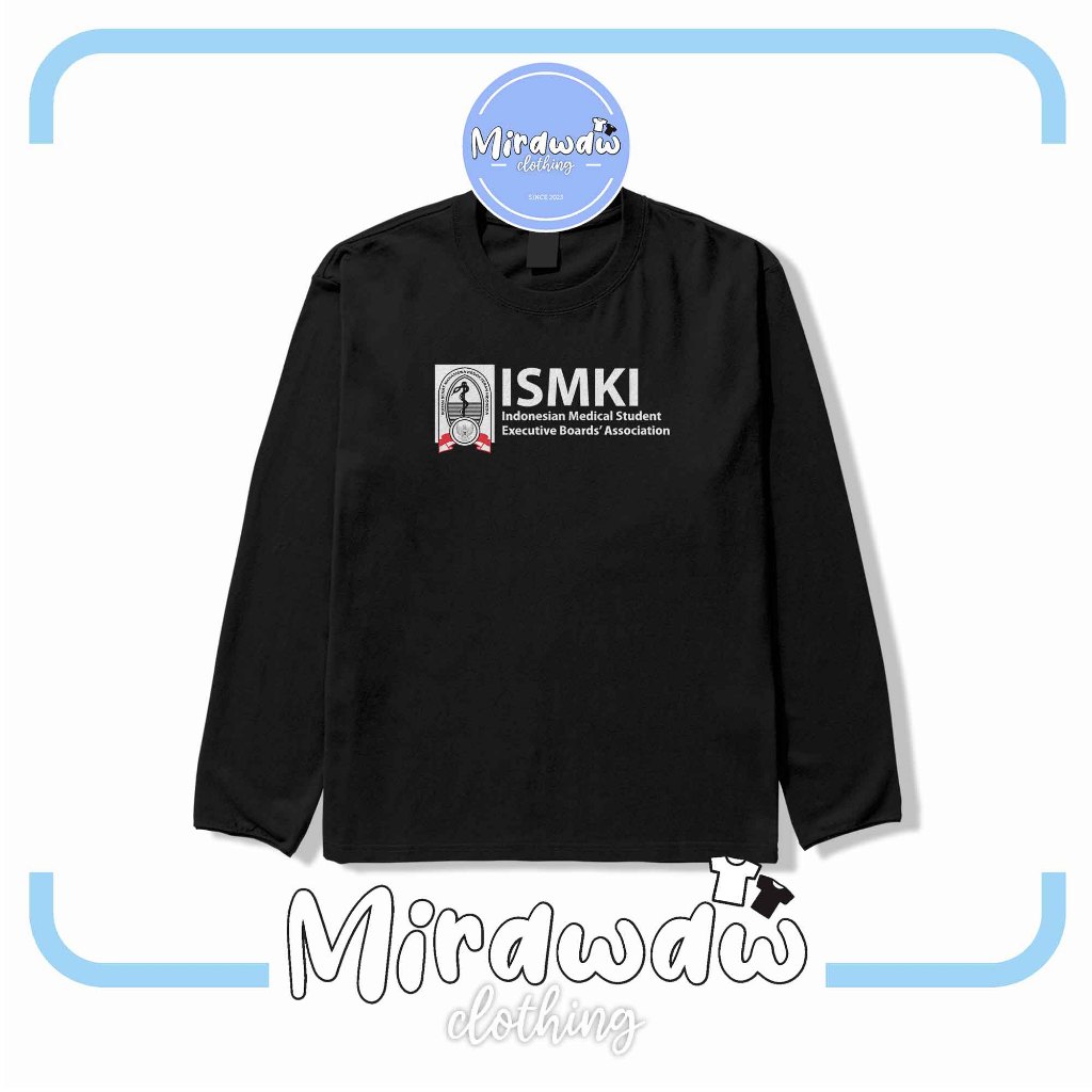 Kaos Baju ISMKI Indonesian Medical Student Executive Boards' Association Lengan Panjang Kaos Distro