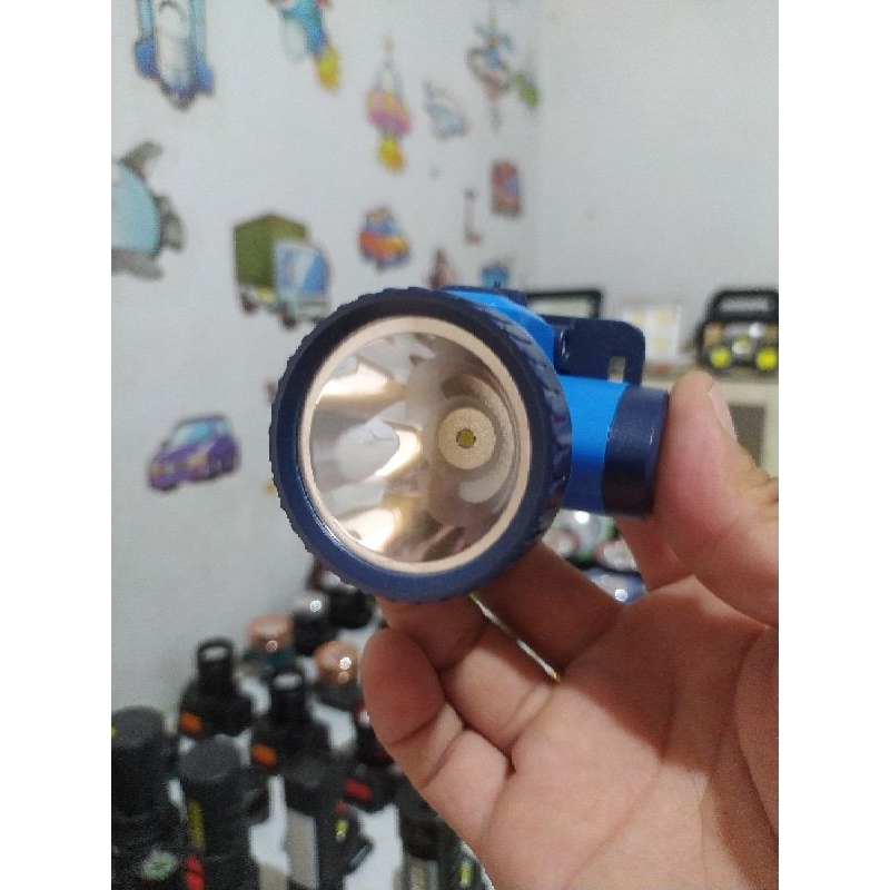 SENTER KEPALA LED 10WATT AOKI AK-3677C TAHAN HINGGA 5 JAM