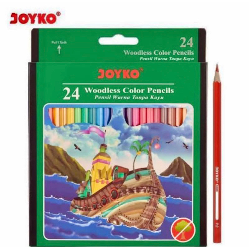 

pensil warna joyko panjang isi 24