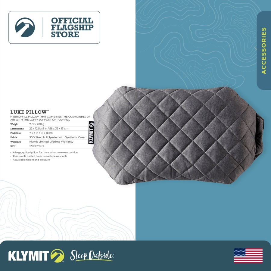 Klymit Luxe Camping Pillow