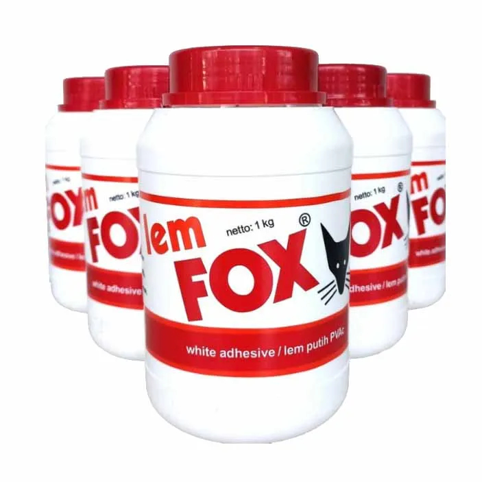 

Lem Fox Botol Lem Putih PVAC Lem Kayu Botol 1000 gram 1 Kg
