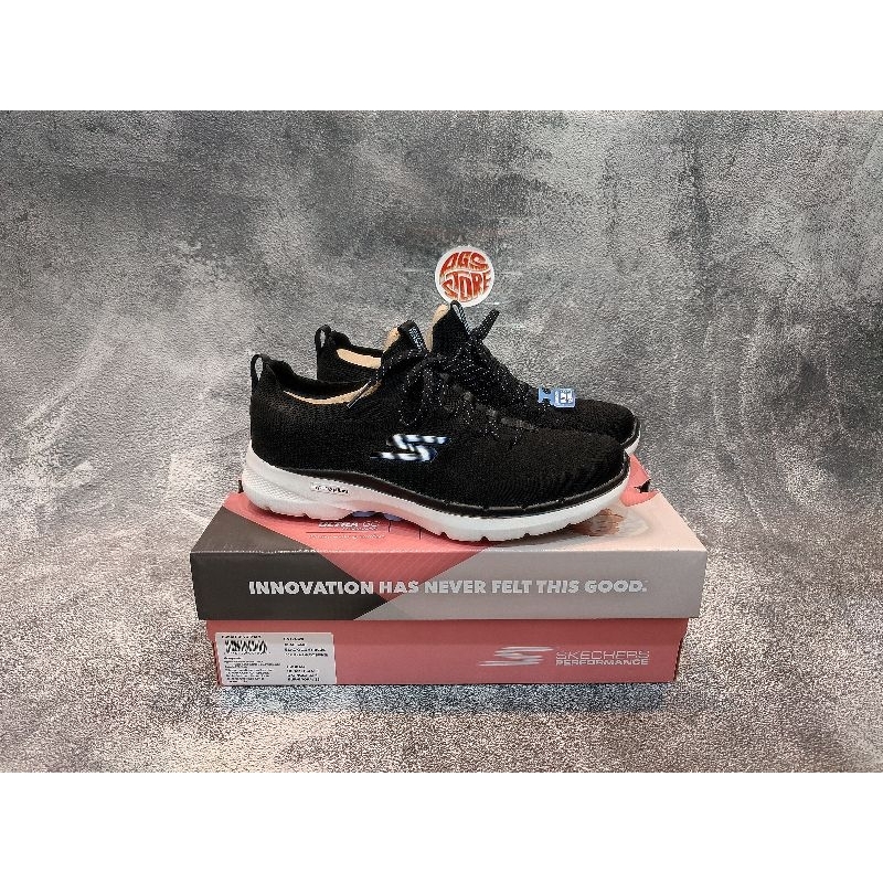 Skechers Go Walk 6 Radiant Summer Black Women's Shoes Original 124620BKLB