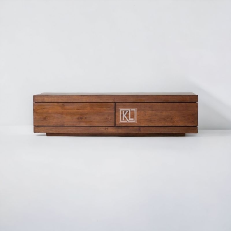 | KL Furniture| Lemari Tv aesthetic| Lemari tv minimalis bahan kayu jati asli| Lemari Tv ruang kelua