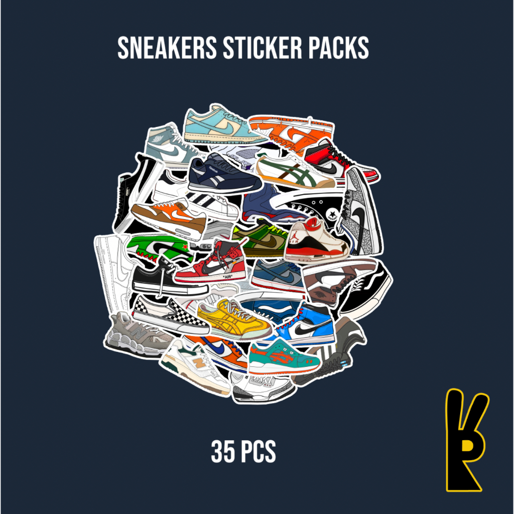 

Sneakers Sticker Pack 35Pcs | Stiker Laptop Helm Instrumen Koper