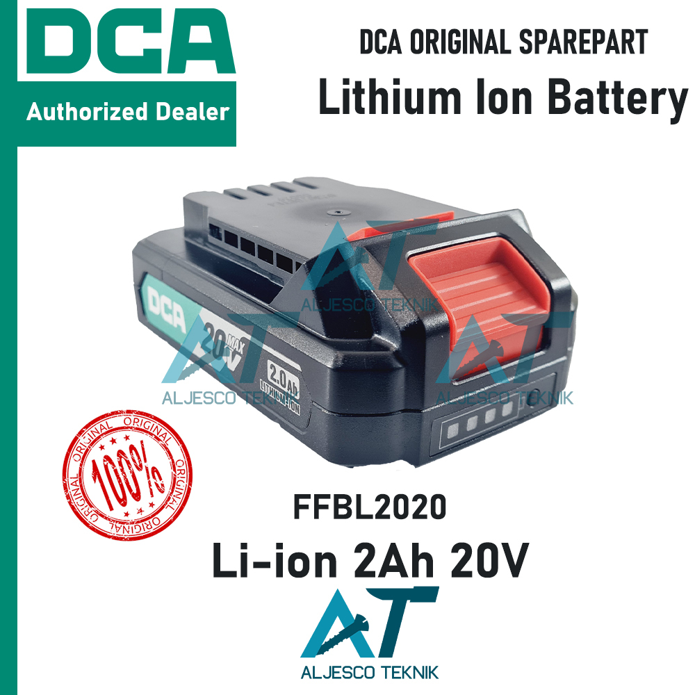 DCA ORIGINAL BATERAI 20V 2AH LI-ION FFBL2020