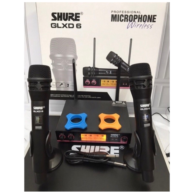 mic wireles shure glxd6 uhf shure glxd6