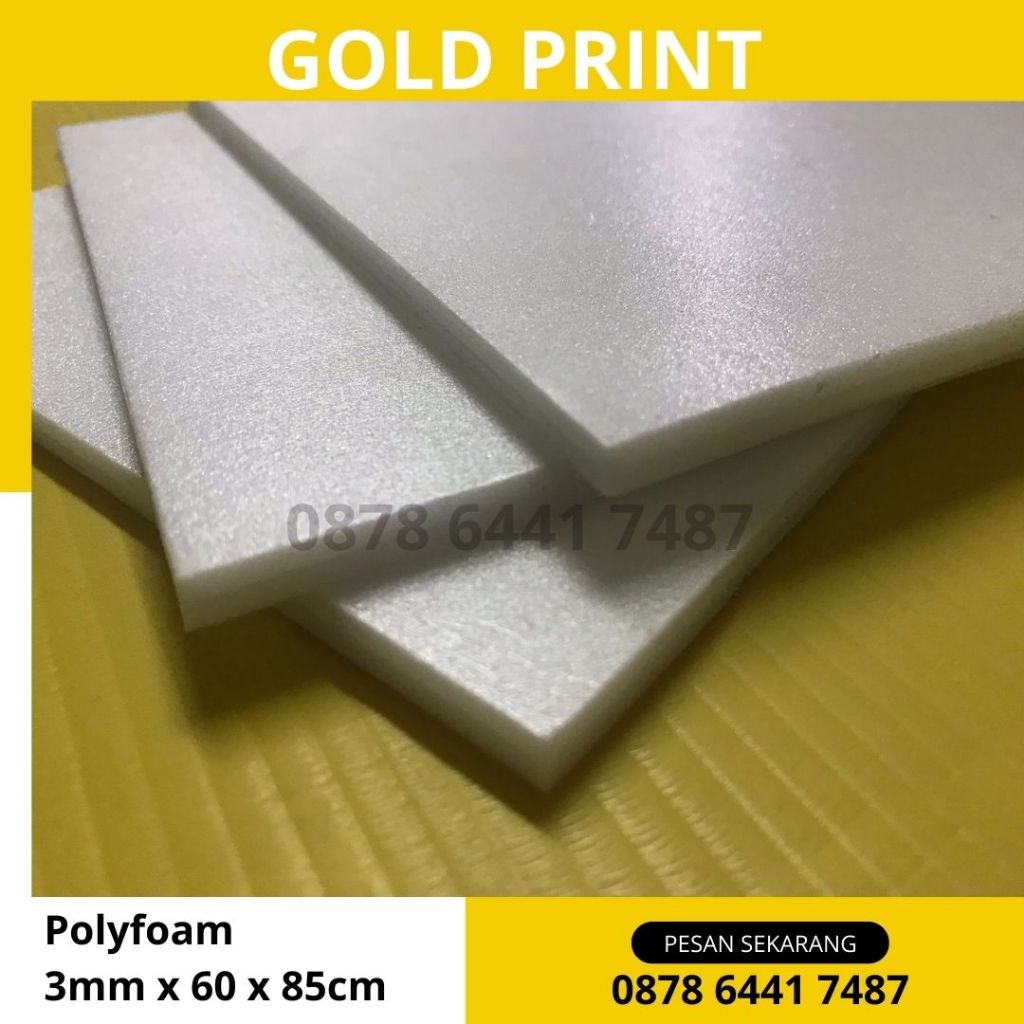 

Polyfoam 3mm x 60 x 85cm