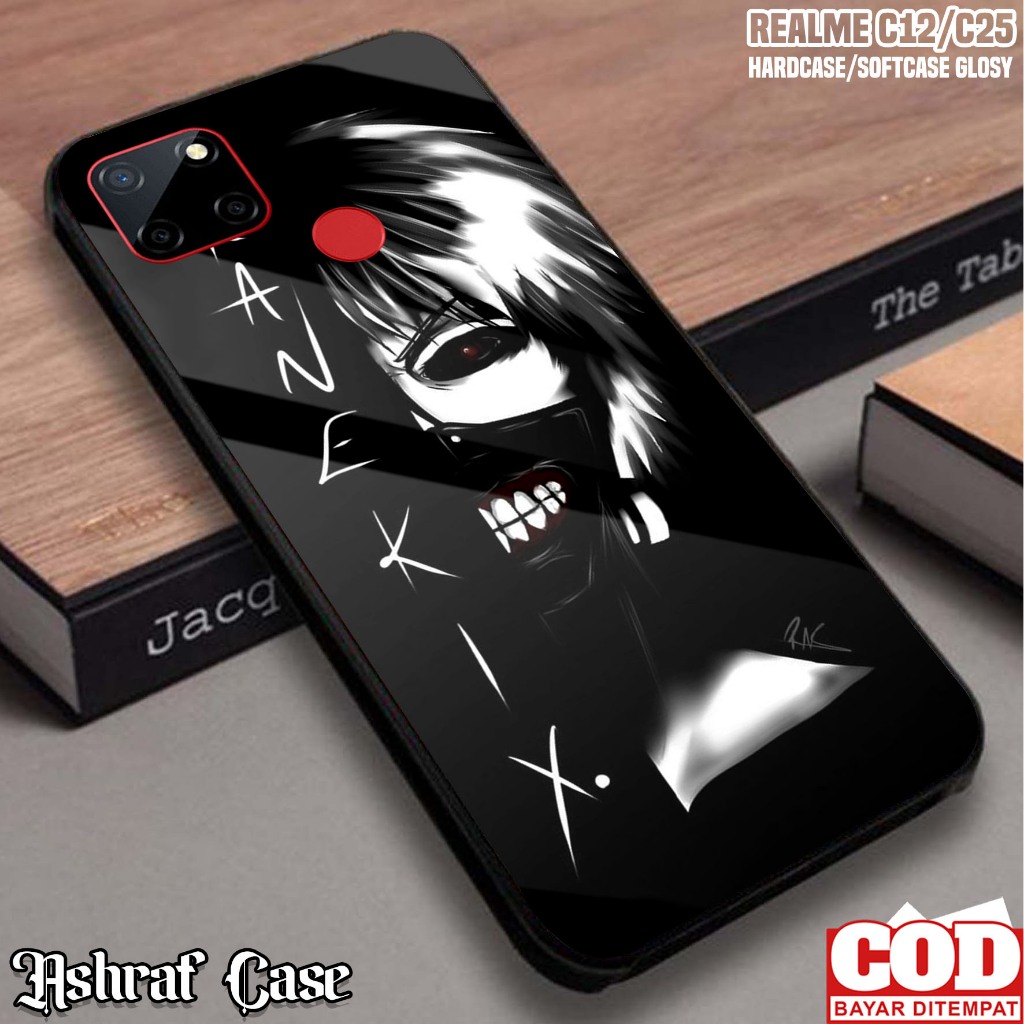 Case Realme C12 / Realme C25 - Casing Hp Realme C12 / Realme C25 ( KEN ) Silikon Hp - Softcase Glass