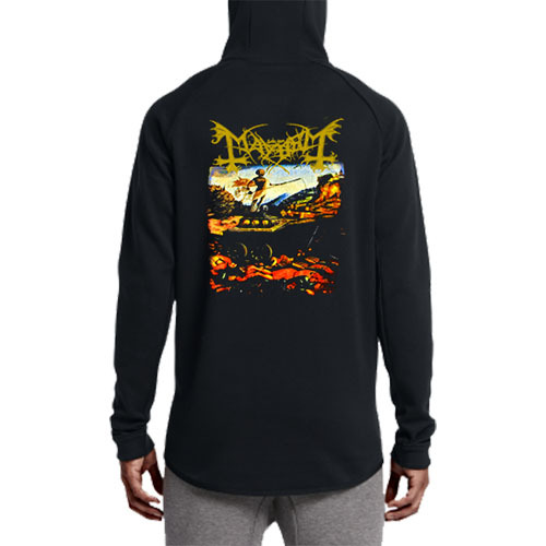 Mayhem Hoodie Bahan Katun Fleece | Jaket Hoodie Jumper & Ritsleting | Bisa COD