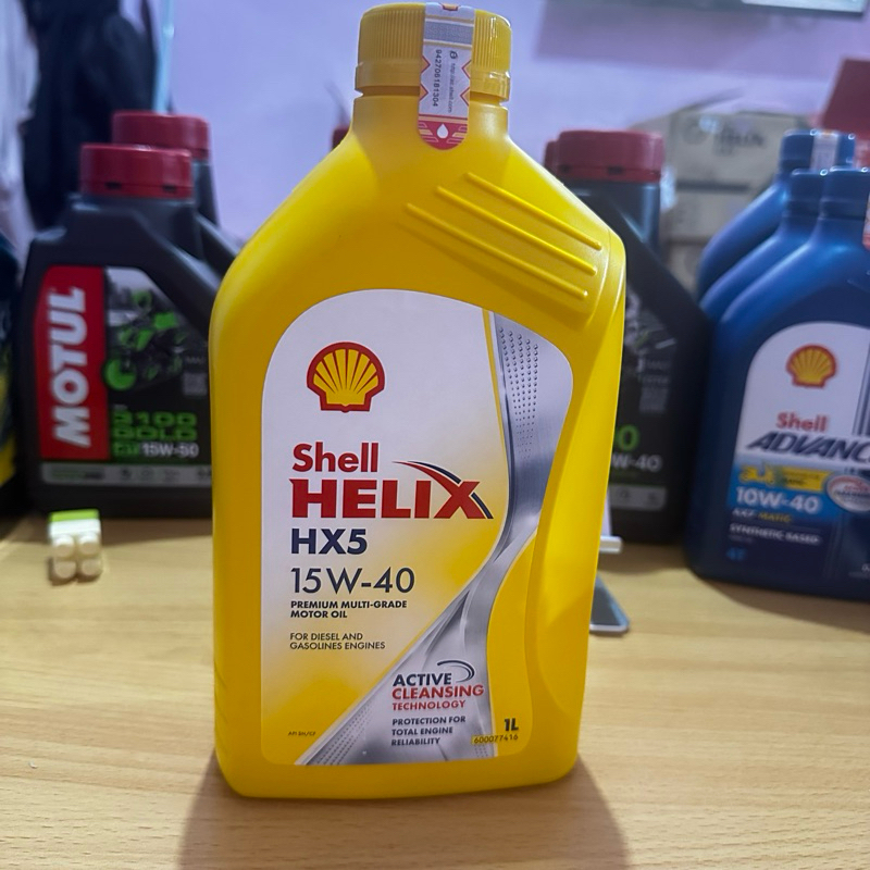 OLI SHELL HELIX HX5 15W40 Ori untuk mobil