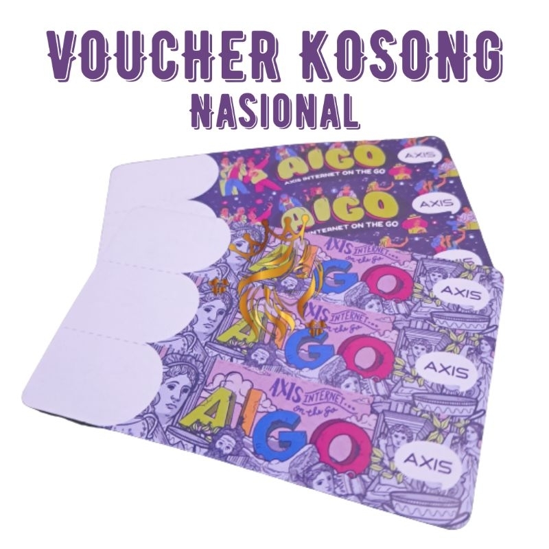 VOUCHER ZERO AXIS NASIONAL BAHAN INJEK KUOTA