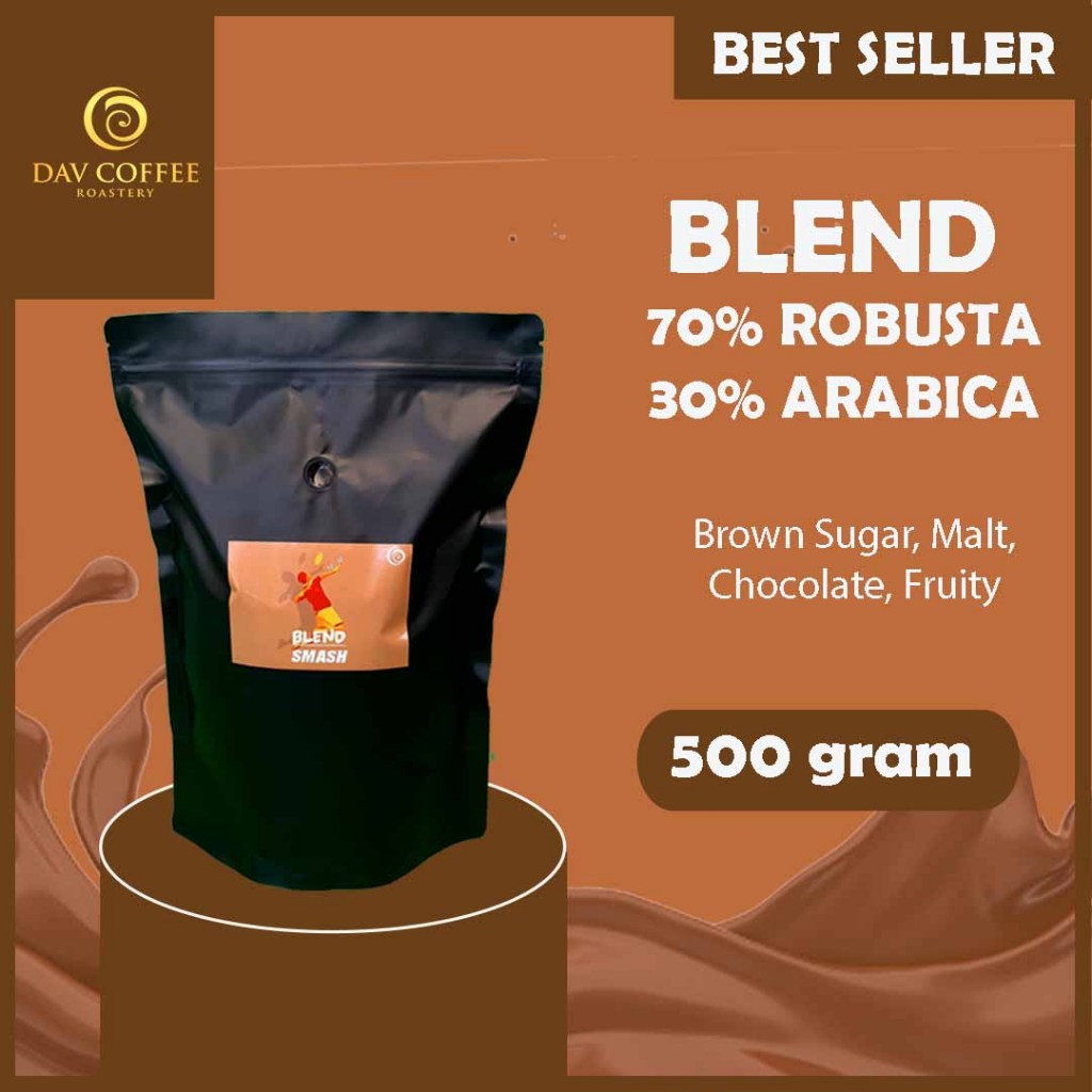 

House Blend Smash 70% robusta 30% arabika 500 gr