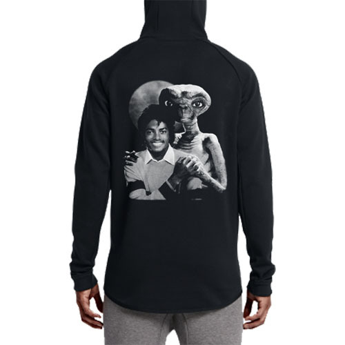 Michael Jackson Alien Hoodie Bahan Katun Fleece | Jaket Hoodie Jumper & Ritsleting | Bisa COD
