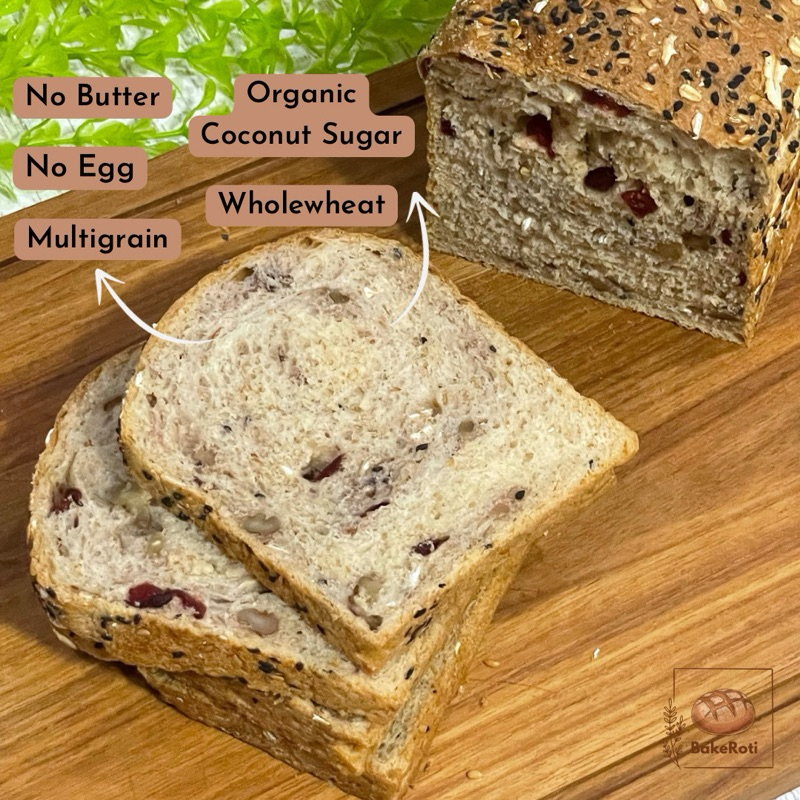 

Roti Gandum Multigrain VEGAN No EGG No BUTTER