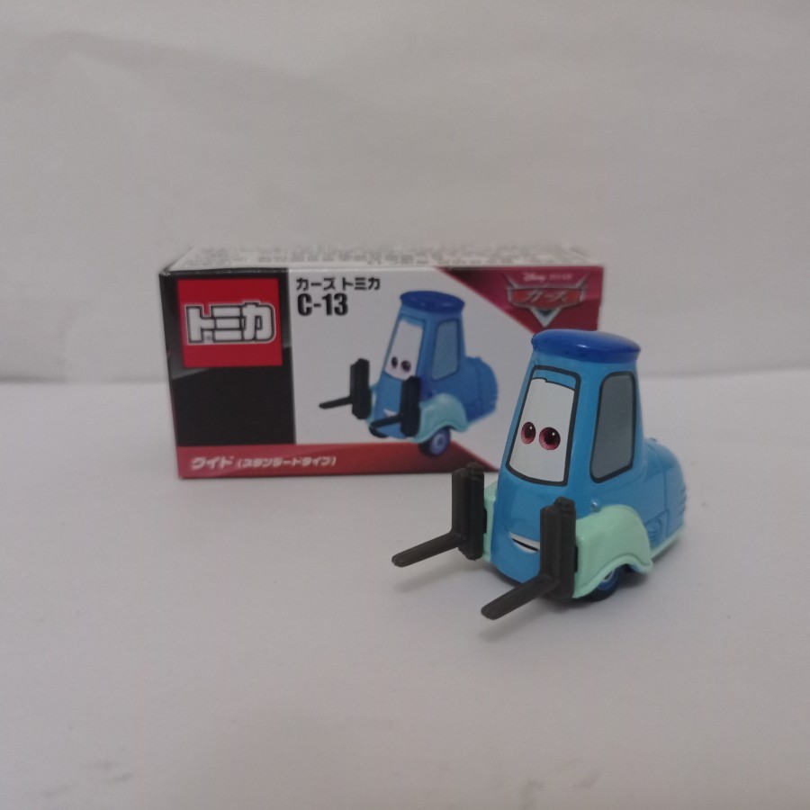 Tomica Cars C-13 Guido forklift biru Disney pixar original takara tomy