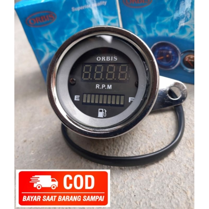 SPEEDOMETER LED BULAT UNIVERSAL ORIGINAL