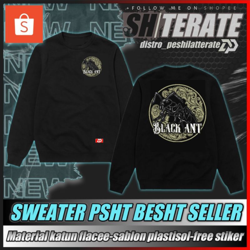 SWEATER PSHT BLACK ANT VIRAL TEBAL