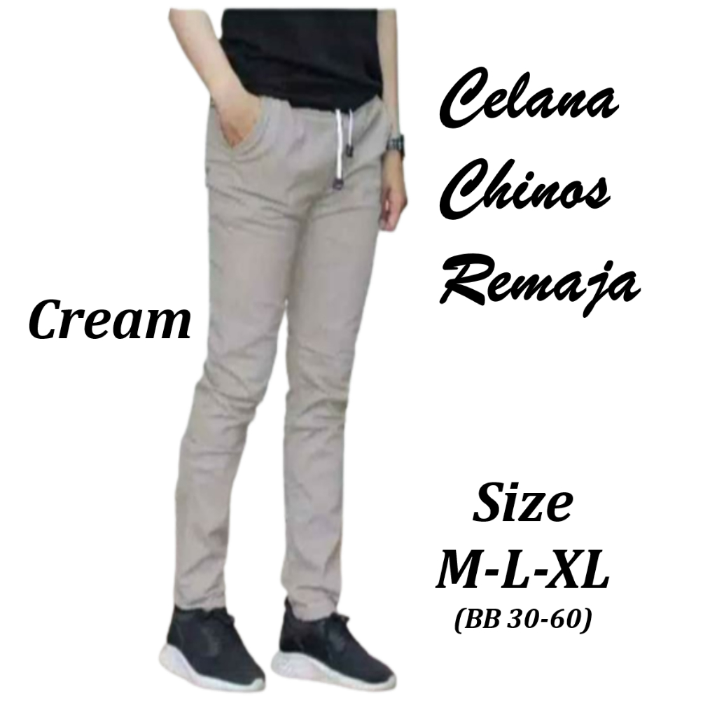 Celana PanjangAnak remaja Remaja  Pinggang Karet (Rip) Kain melar/ elastis kain Katun Twill Cobed