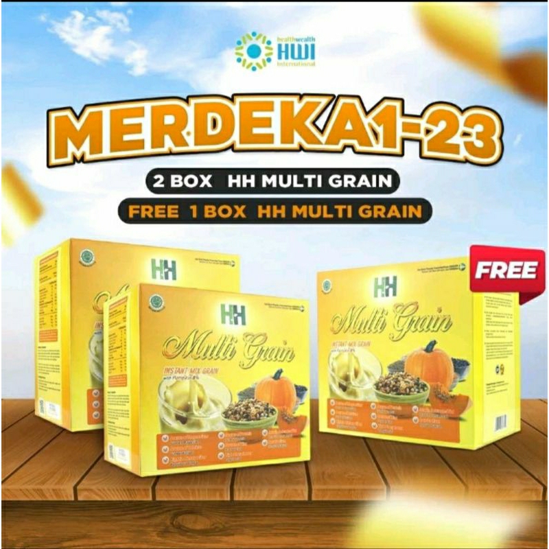 

BUNDLING PAKET MERDEKA 3 BOX HH MULTIGRAIN MULTI GRAIN (BELI 2 GRATIS 1) ORIGINAL