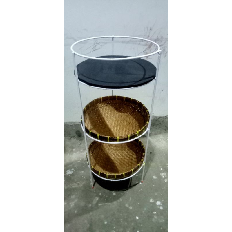 rak bawang/ rak bumbu dapur, rak serbaguna, rak bumbu dapur estetik, rak bumbu dapur susun, rak bumb
