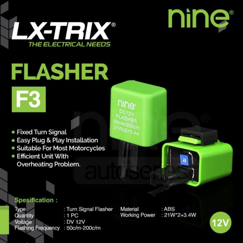 FLASHER LED F3 SEIN MOTOR XMAX AEROX PCX VARIO SETTING KEDIP CEPAT LAMBAT F2 NINE