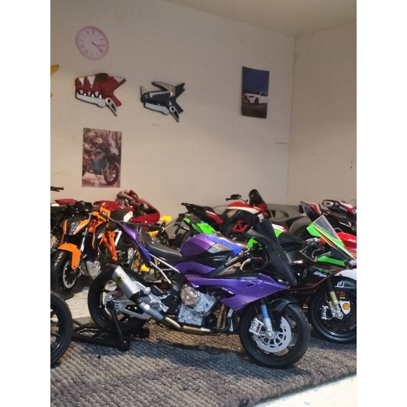 diecast welly 1:12 BMW S1000RR MODIFIKASI MAKNYUS