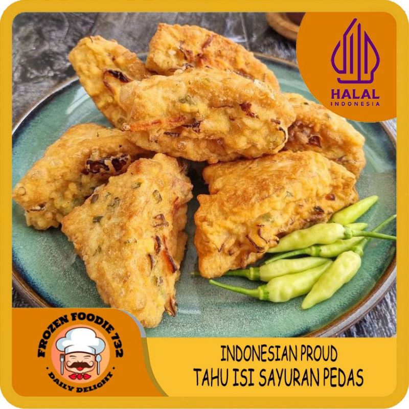 

Tahu Pedas Isi Sayuran 5pcs / Tahu Sayur Beku / Tahu Isi Wortel Kol / Tahu Pedas Isi / Tahu Isi Sayur Pedas Beku / Tahu isi Frozen 5Pc