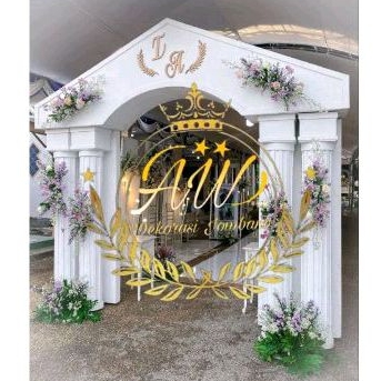 pintu masuk dekorasi terbaru, lorong jalan dekorasi, pintu masuk terbaru