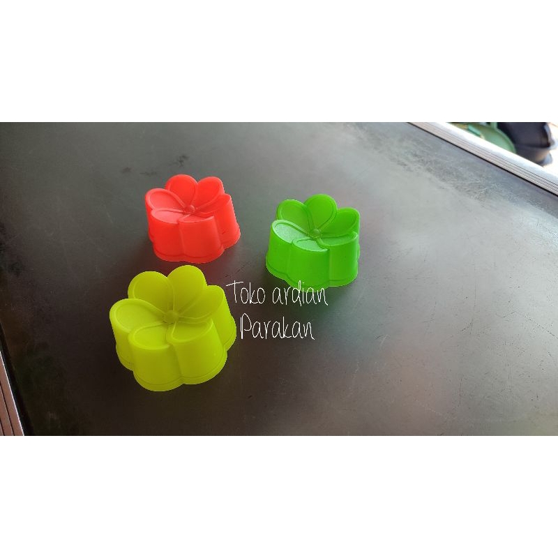 ArdianHomeware - cetakan plastik untuk kue bolu kukus /agar-agar puding bunga jasmine/ kamboja ( 1 d