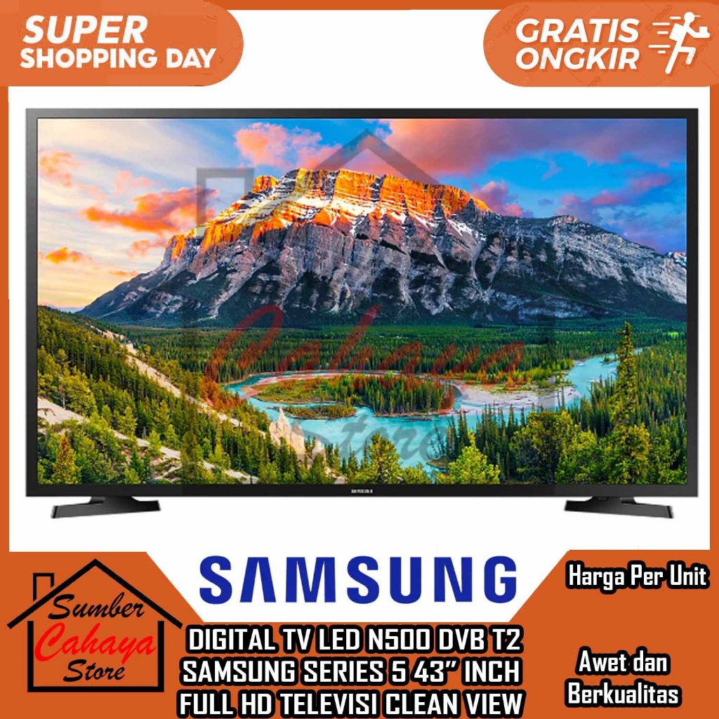 [Instan] Samsung 43N5001 Full HD LED TV Digital  43 Inch TIVI DISPLAY TELEVISI TELEVISON TEVE TIPI T