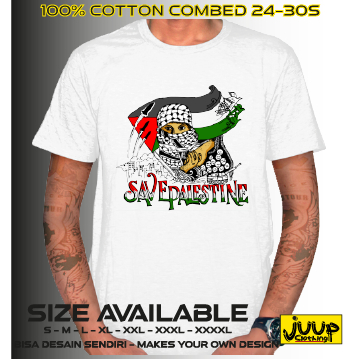 KAOS BAJU PAKAIAN PRIA STANDAR DISTRO PALESTINA