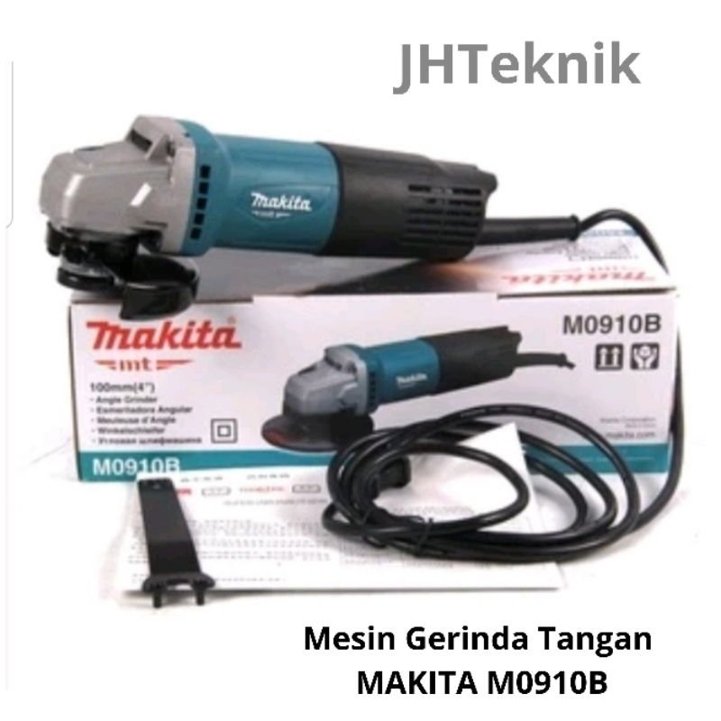 JHteknik mesin Gerinda Tangan 4 in MAKITA M0910B(100% ORIGINAL)