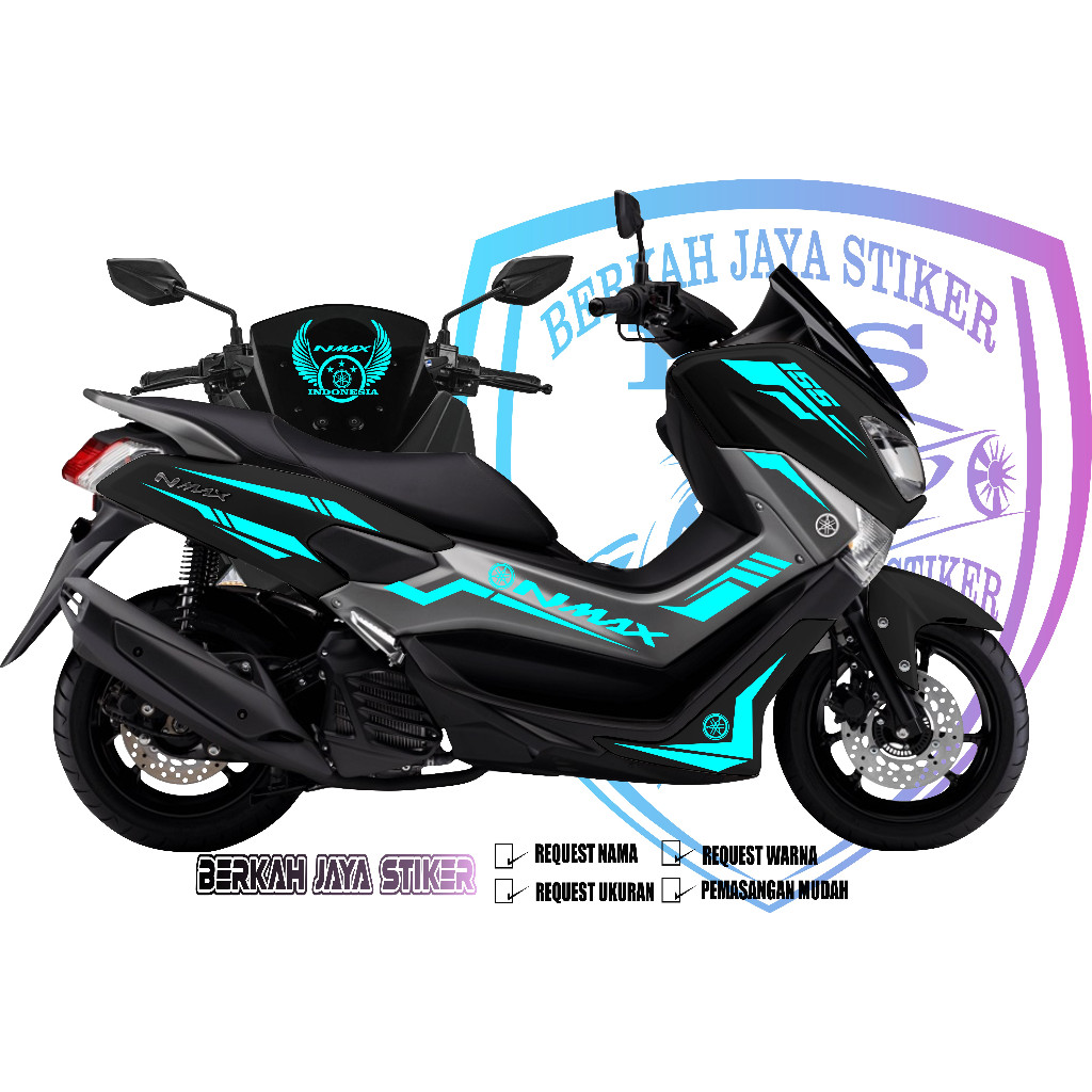 Stiker Motor Nmax Sticker Striping Motor Yamaha Nmax Cutting Sticker Nmax 2019 Sticker Nmax 2020