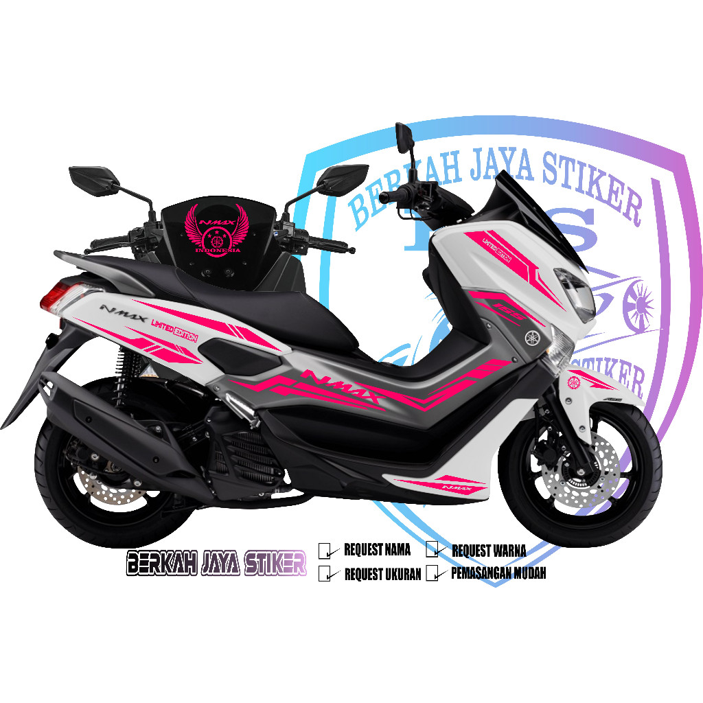 Striping Stiker Lis Body Motor Yamaha OLD N Max 2015 2016 2017 2018 2019 New Nmax 2020 2021
