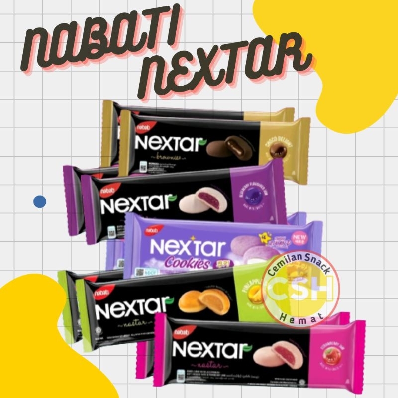 

Nextar Nabati Box ( isi 10pcs ) Snack Cookies Nastar Lezat