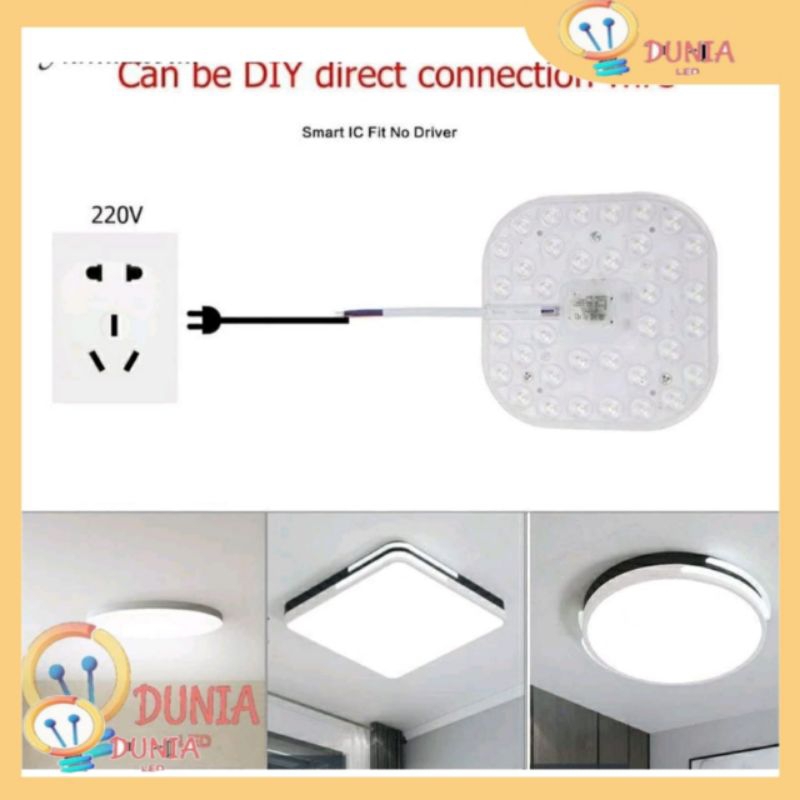 Modul Lampu Panel Plafon LED 220v Dengan Magnet