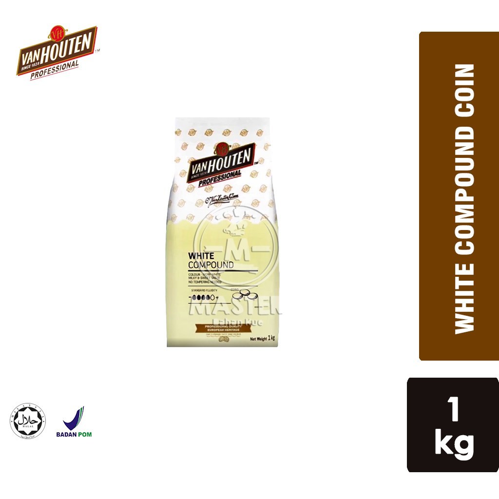 

White Compound Coin Van Houten / Coklat Compound Putih [1 Kg]