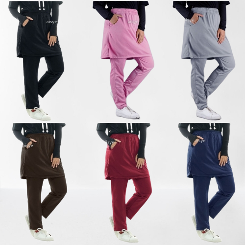 Aisye Harra Skirt Rok Celana Senam - Rok Celana Olahraga Wanita - Rok Celana Training - Celana Senam