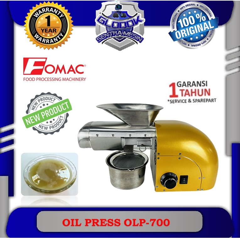 FOMAC OLP-700 Oil Press Mesin Pemeras Minyak Biji Kacang