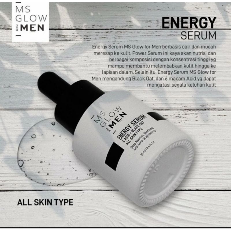 ENERGY SERUM MS GLOW MEN / SERUM MEN MS GLOW